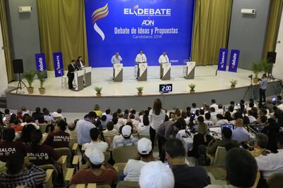 Realizan segundo debate de candidatos al Senado en Sinaloa
