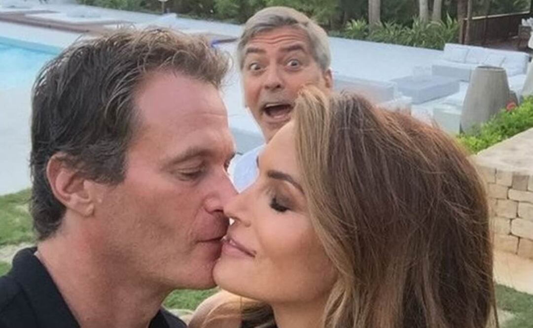 Viajó con su socio y amigo Rande Berger, esposo de Cindy Crawford