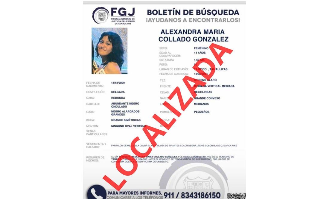 Trascendió que las autoridades seguirán las investigaciones correspondientes para determinar si la joven fue víctima de algún delito o se ausentó por cuenta propia. Foto: Especial