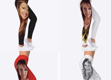 Conoce los leggings con el rostro de Jenni Rivera