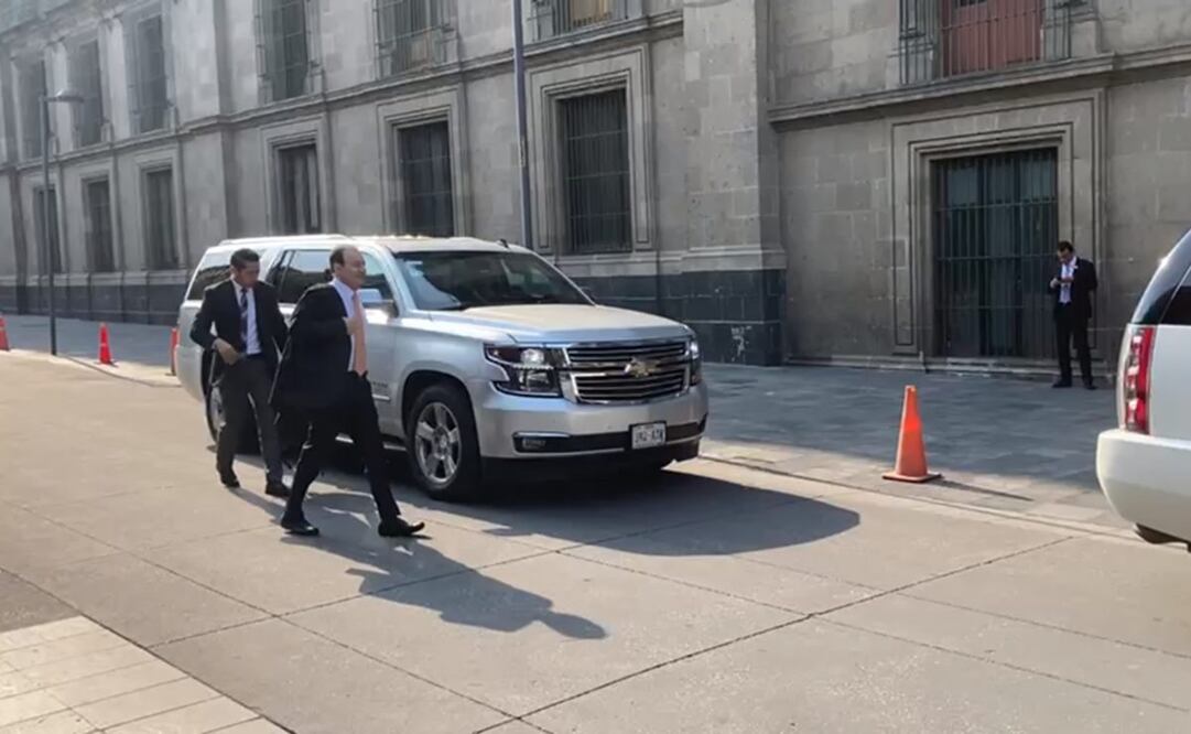 Alfonso Durazo, gobernador de Sonora al llegar a Palacio Nacional. Foto: Alberto Morales/EL UNIVERSAL