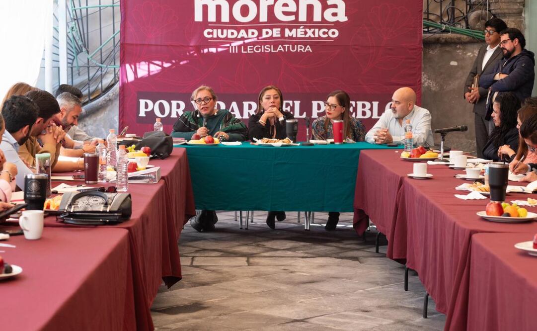 Diputados de Morena se reúnen con secretarios de la CDMX para afinar agenda legislativa; se busca definir reformas legislativas, 27 de enero de 2025. Foto: Especial