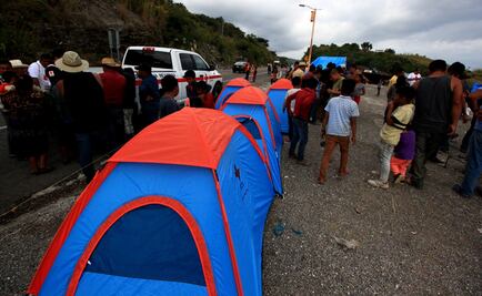 Tzotziles de caravana de "pies cansados" acusan omisión de autoridades 