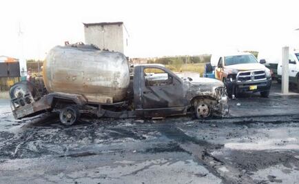 Incendio de gasera deja daños materiales en Tamaulipas