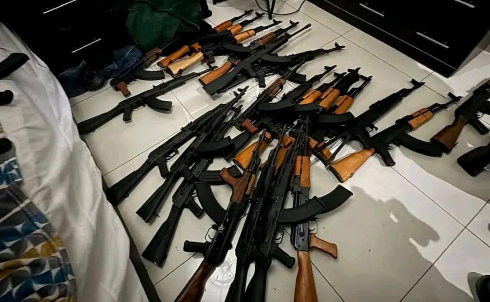 "Los Rusos", brazo armado de "La Mayiza", en Sonora. Foto: Especial