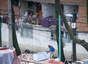 Será necesario apuntalar edificio de la Benito Juárez que sufrió explosión: Protección Civil; rehabilitación llevará 4 meses