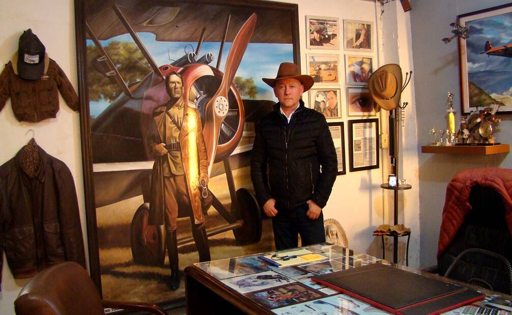 Rodolfo Amparán Frías, nieto de “El Shorty” es quien administra actualmente las instalaciones del Aeródromo RA y del Air Museum.