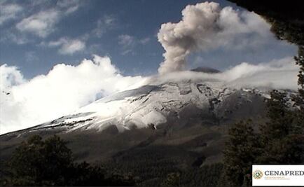 Popocatépetl registra cuatro grandes explosiones en 24 horas