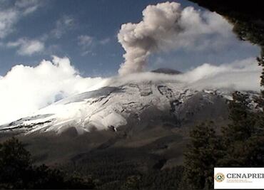 Popocatépetl registra cuatro grandes explosiones en 24 horas