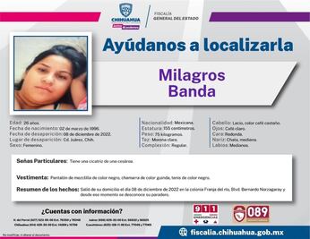 Buscan a 4 mujeres desaparecidas en municipios de Chihuahua