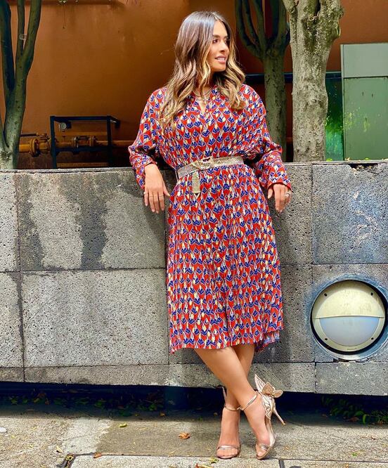 La conductora lució fabulosa. Foto: Instagram @GalileaMontijo