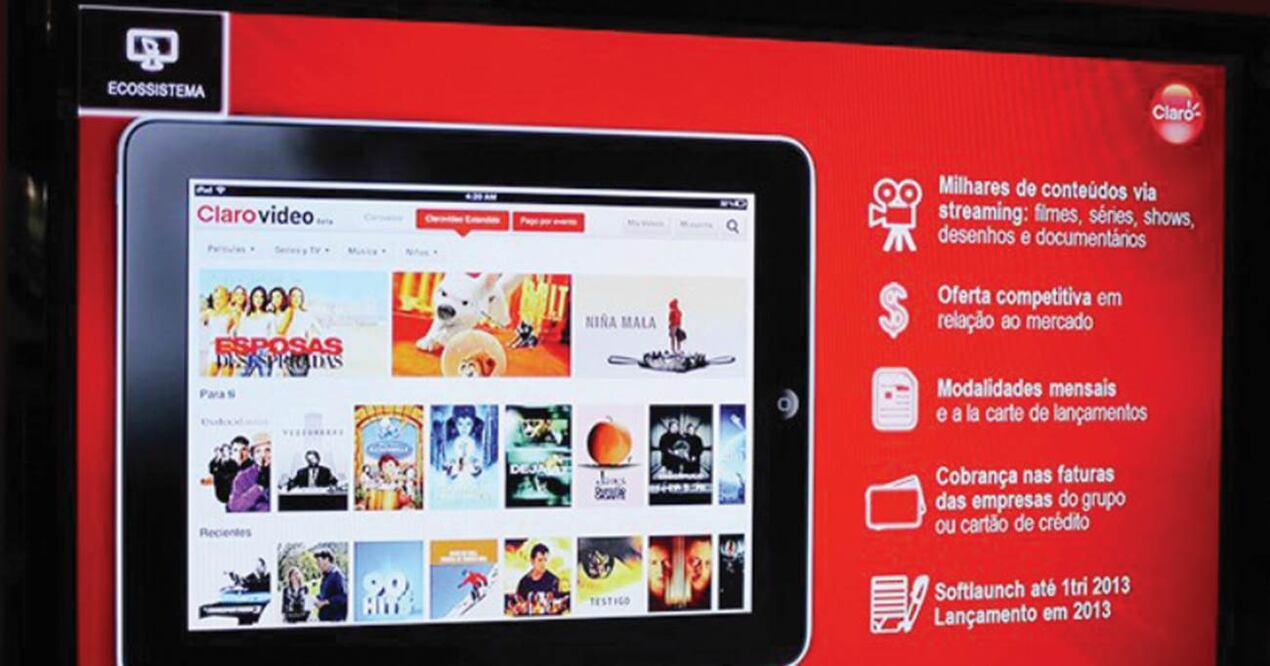 Al cierre de 2014, Claro Video ya operaba en 14 países de la región (ARCHIVO)