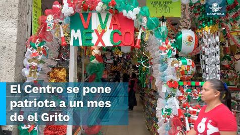 El Centro Histórico de la CDMX se pone sus "moños”; comerciantes lo pintan de verde, blanco y rojo