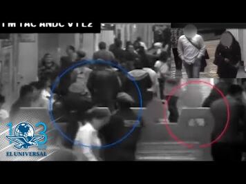 Detienen a líder de carteristas que operan en el Metro