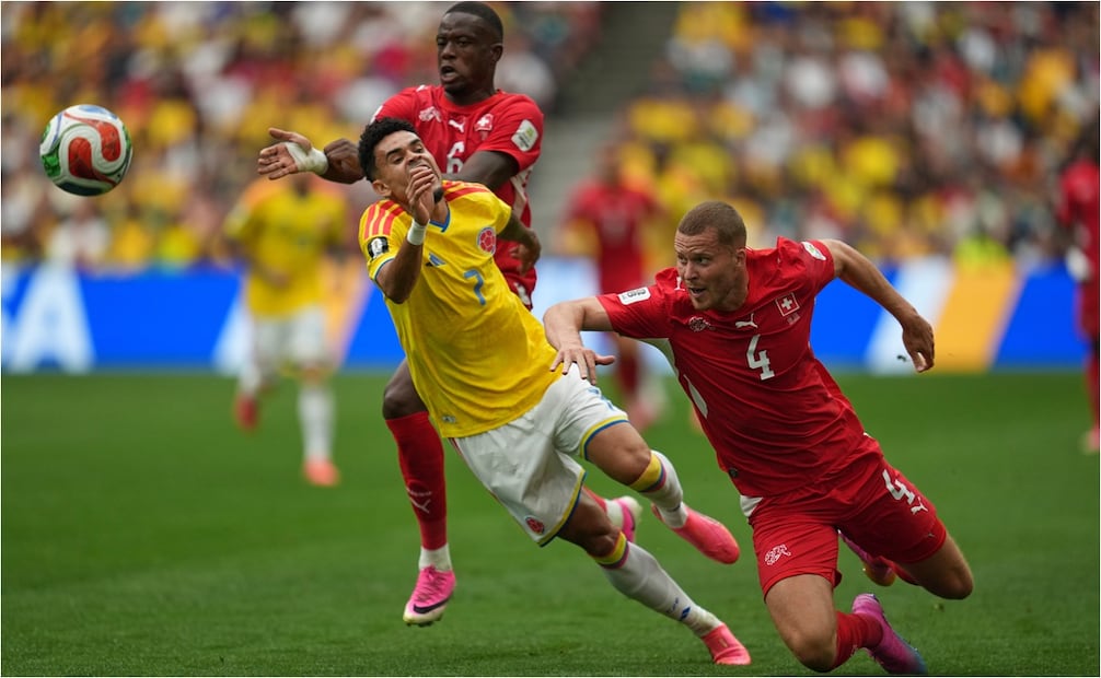 FOTO: AP COLOMBIA VS SUIZA