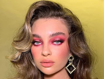 Las sombra de ojos ideal para el invierno serán en tonos fucsia y rosado