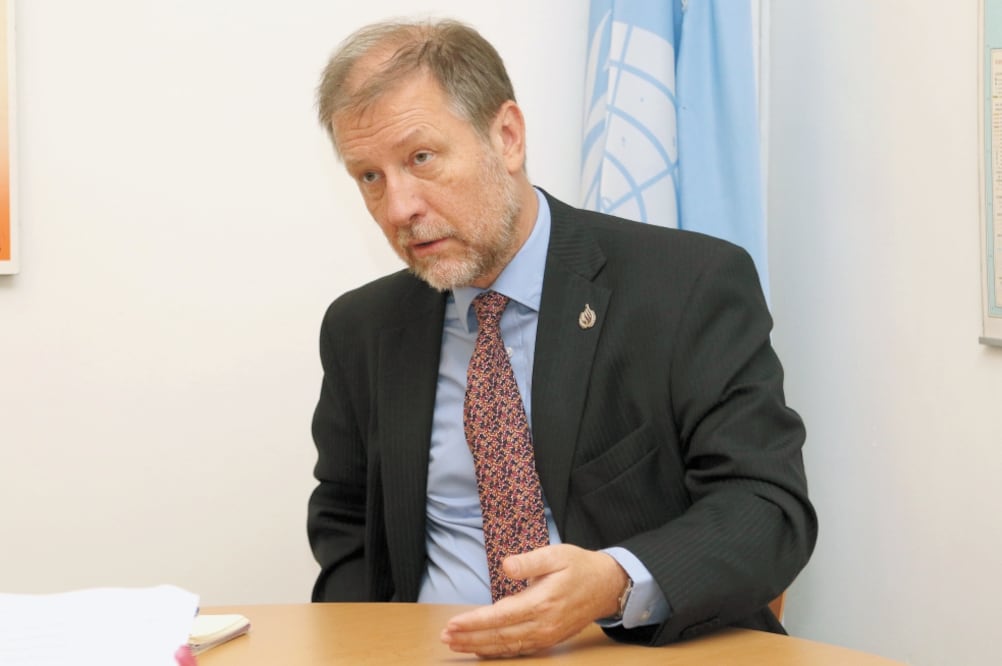 Jan Jarab, representante en México de ONU-DH, afirmó que acabar con la impunidad será la mejor medida de seguridad para los periodistas. Foto: ARCHIVO. EL UNIVERSAL