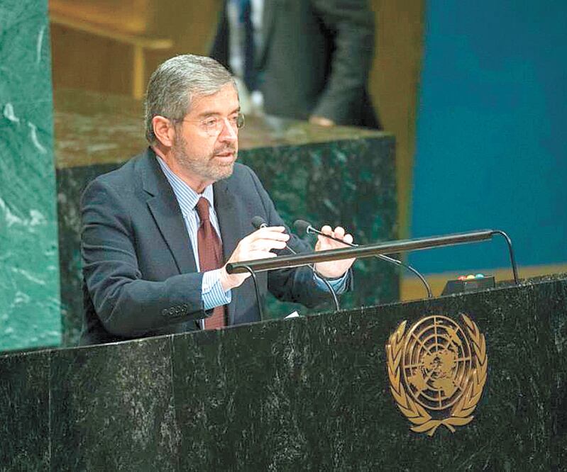 Juan Ramón de la Fuente resaltó la labor de la corte en la aplicación del derecho internacional en la protección del patrimonio cultural. Foto/ESPECIAL