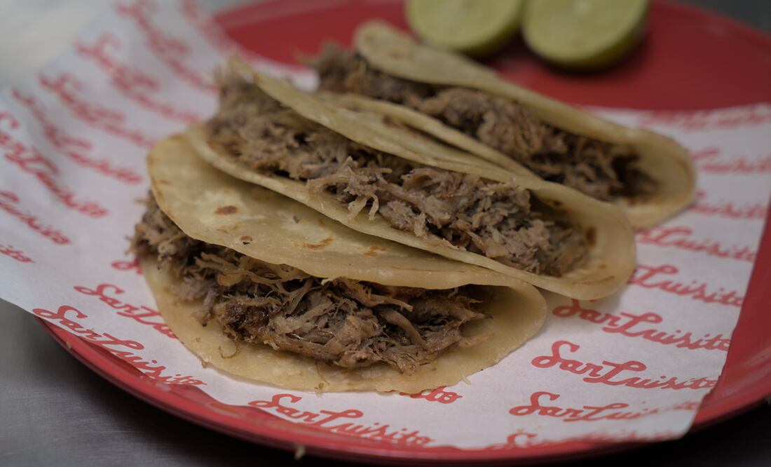 Prueba los auténticos tacos mañaneros en San Luisito Taquería. Foto: cortesía