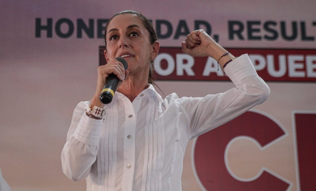 Claudia Sheinbaum, precandidata presidencial de "Sigamos Haciendo Historia". Foto: archivo Gabriel Pano/ EL UNIVERSAL