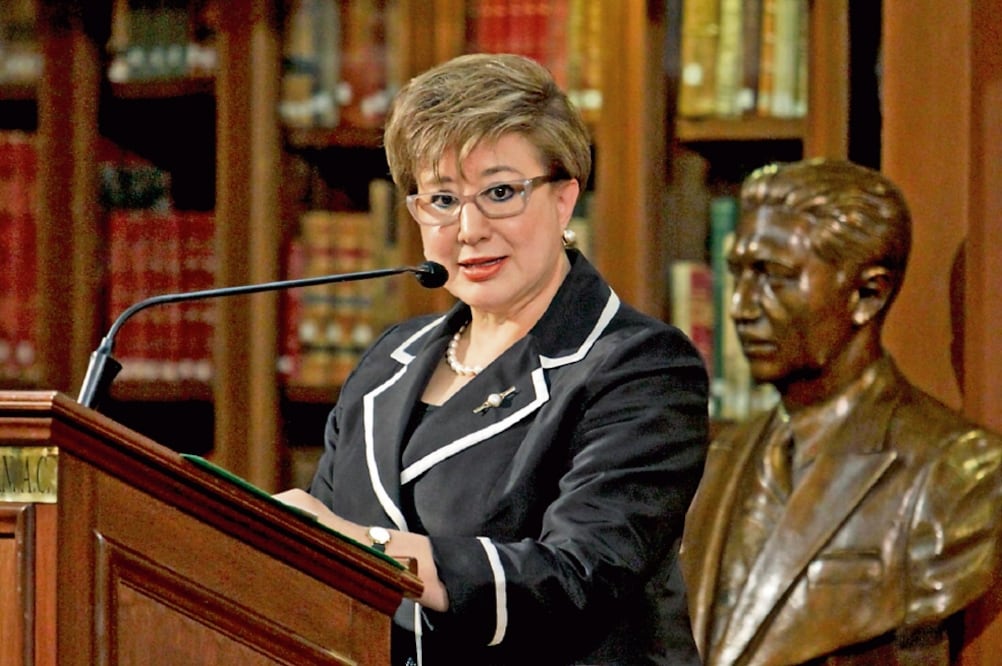 La ministra de la SCJN, Margarita Luna Ramos, dijo que trabajan por un país igualitario, por un país justo (ARCHIVO EL UNIVERSAL)