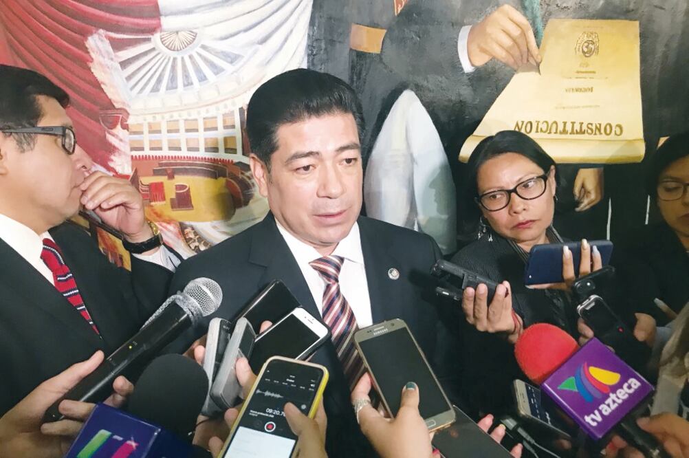 Miguel Sámano Peralta, presidente saliente de la Junta de Coordinación Política de la Cámara de Diputados mexiquense. (CORTESÍA)