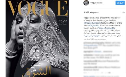 Gigi Hadid es la portada del primer número de Vogue Arabia