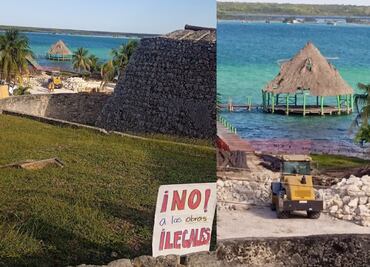 Ambientalistas exigen a la Sedena detener construcción de hotel en Bacalar; pone en riesgo a la Laguna de los Siete Colores, acusan