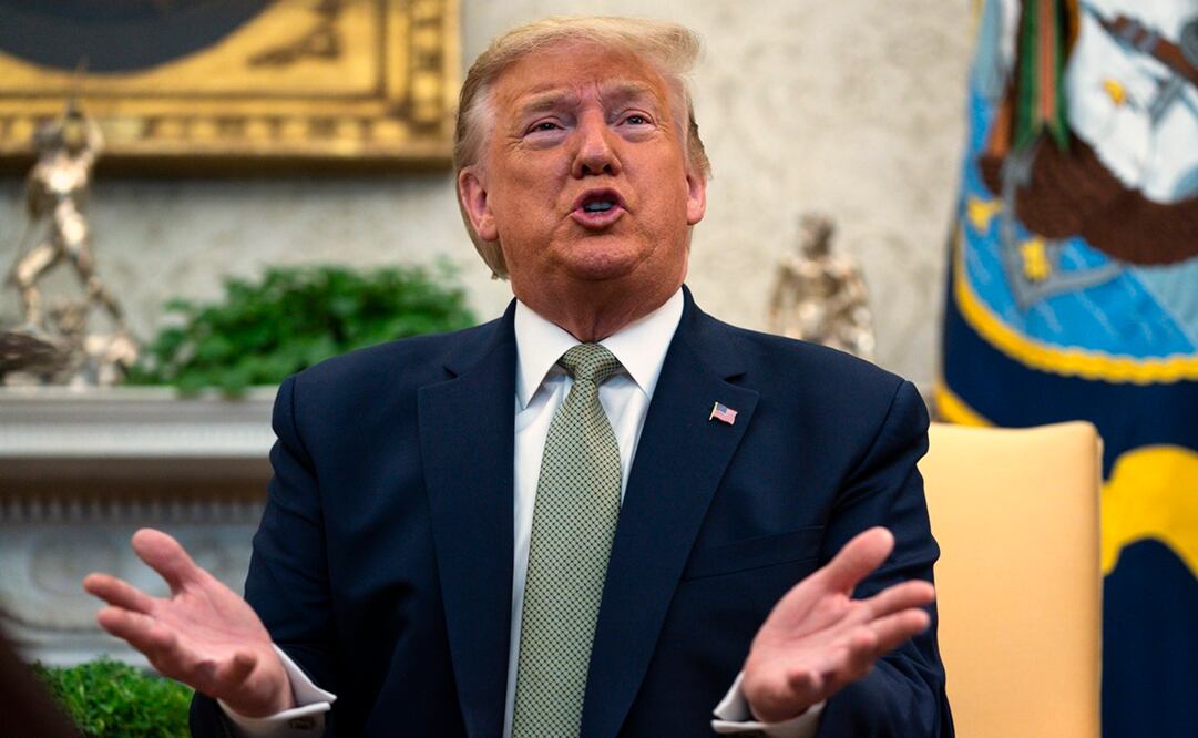 Trump suspendió su aportación a la OMS a mediados de abril por tiempo indefinido. Foto: Archivo EL UNIVERSAL