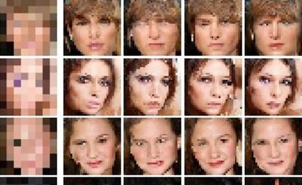 La Inteligencia Artificial logra reconstruir imágenes borrosas y pixeladas