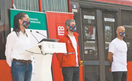 Trazan línea del Metrobús en Circuito Interior