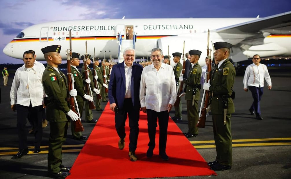 Canciller De la Fuente se reúne con el presidente de Alemania, Frank-Walter Steinmeier (18/03/2026). Foto: Especial