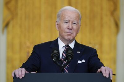 "Putin eligió esta guerra, y ahora él y su país asumirán las consecuencias": Joe Biden