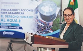 Azucena Cisneros anuncia obras para llevar agua a todo Ecatepec