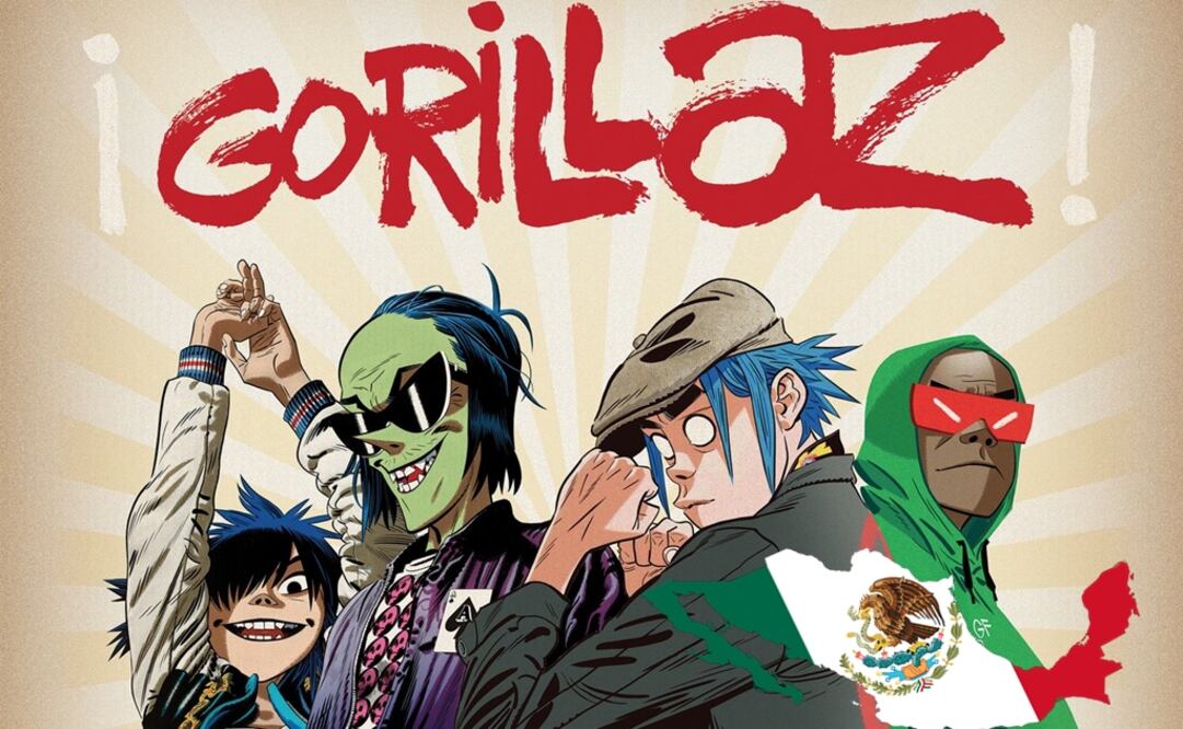 Mexican fans were exhilarated and curious on whether the band was soon to announce a concert in the country - Photo: Taken from Gorillaz's official Twitter page
