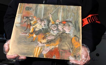 Degas robado es hallado en un autobús