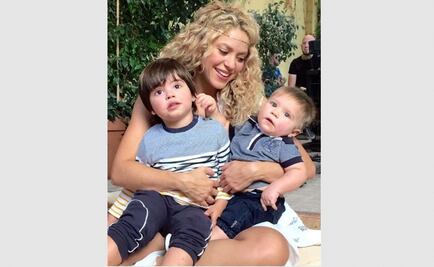 Shakira comparte foto con sus hijos