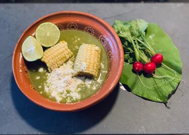 Aprende a cocinar chileatole verde