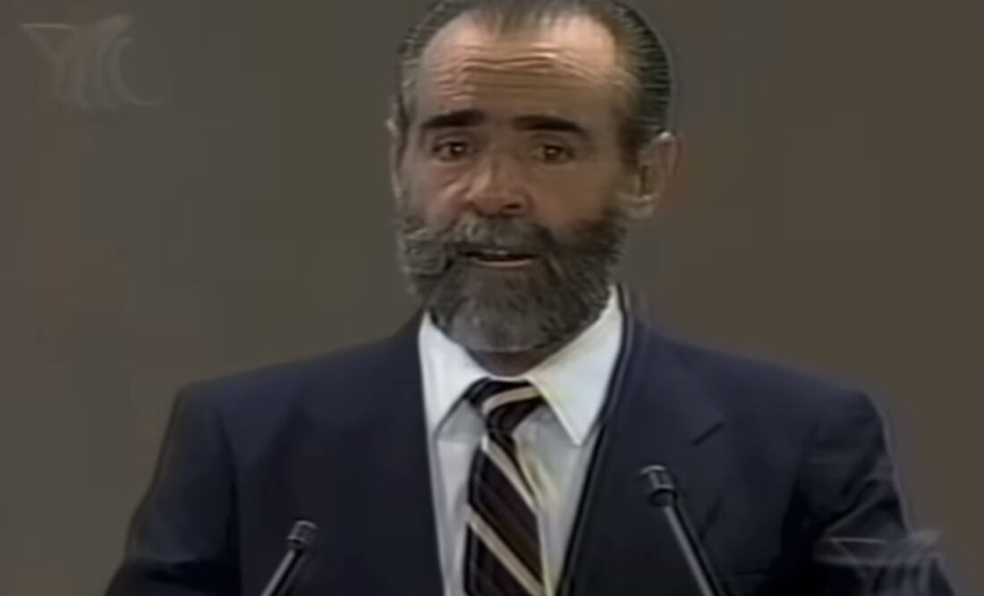 Diego Fernández de Cevallos en el debate presidencial de 1994. Foto: Especial