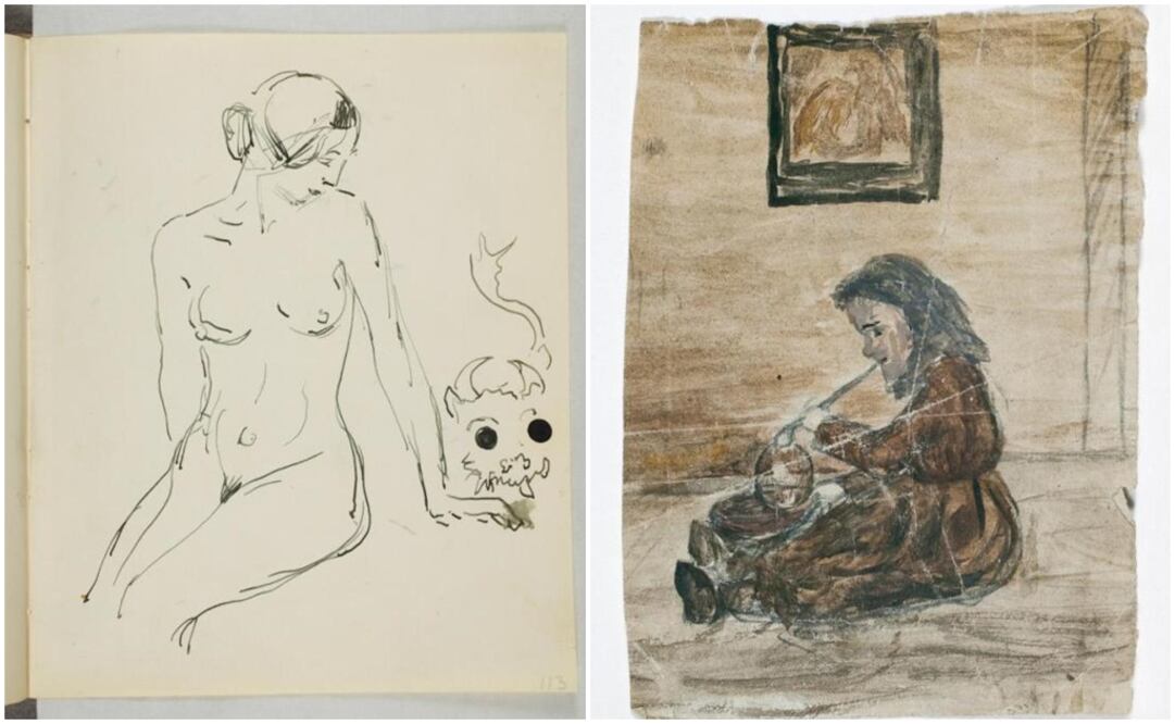 El Museo Munch digitalizó más de 7 mil 600 dibujos de Edvard Munch. Foto: munch.emuseum.com