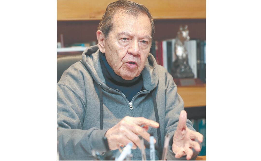 Porfirio Muñoz Ledo criticó el actuar de Mario Delgado. Foto: ARCHIVO EL UNIVERSAL
