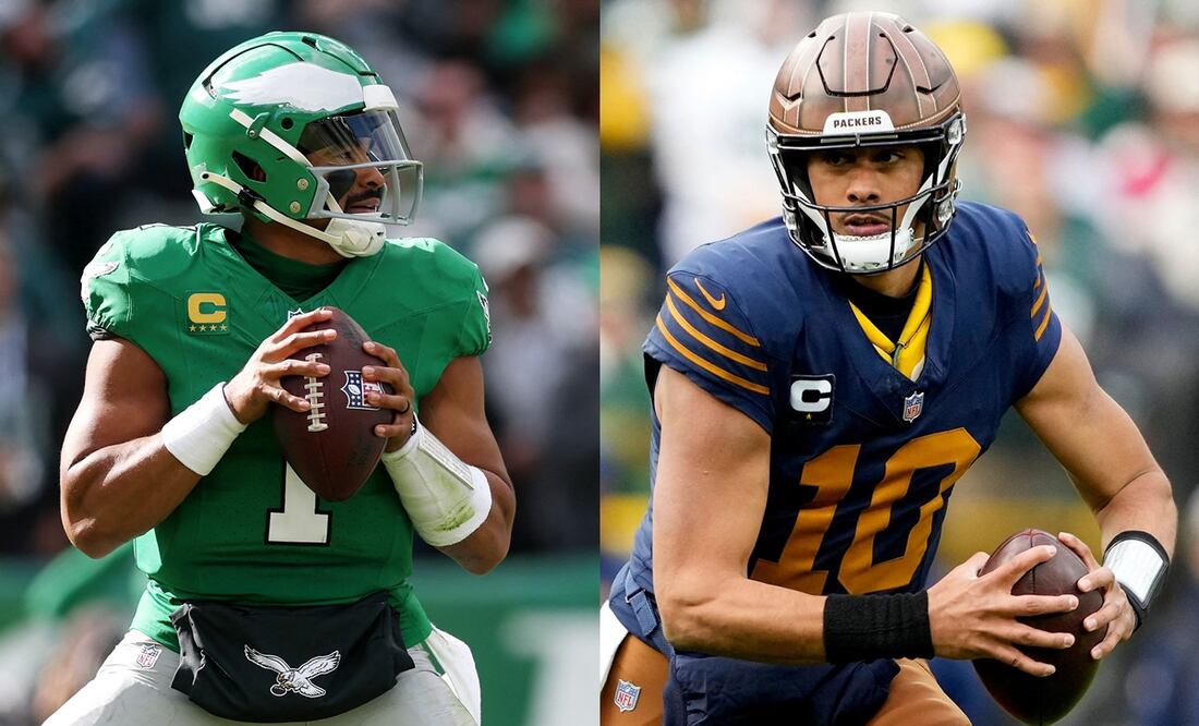 Jalen Hurts y Jordan Love chocarán por tercera vez en su carrera | FOTO: Especial