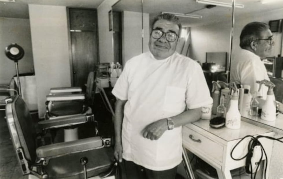 Los sillones de las barberías