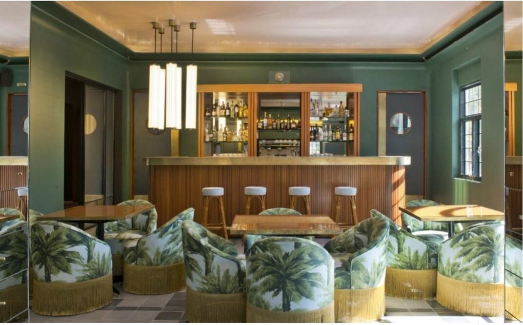 An interior view of the hotel's restaurant by the chef Trevor de la Presle, who is originally from California (Photo: Courtesy of Undine Pröhl)