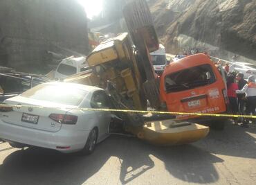 Mapa. Lugar del accidente de excavadora en Interlomas