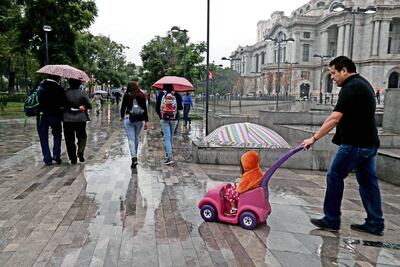 Reportan lluvia ligera en al menos siete delegaciones