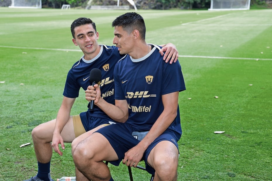 El Memote Martínez es el mejor amigo de Rodrigo en el club felino. Foto: Fernanda Rojas / EL UNIVERSAL