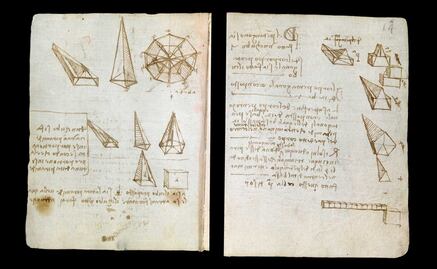 Digitalizan dos cuadernos de Leonardo da Vinci