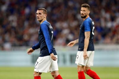 Francia decepciona y empata frente a Estados Unidos