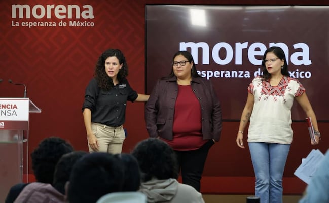 Citlalli Hernández, presidenta de la Comisión de Elecciones de Morena; se despide de la Secretaría de las Mujeres